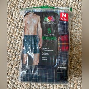 Fruit of the Loom Blue and Red Boxers Underwear